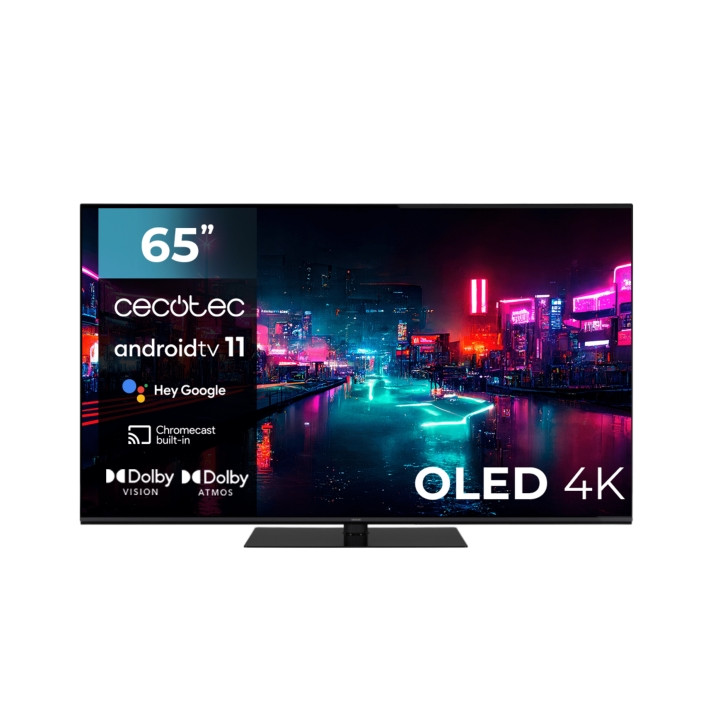 Cecotec TV Cecotec Z1 series ZOU10065 Smart TV de 65" Oled 4K UHD HDR10 - 120Hz - Android TV 11 - HDMI 2.1 - Chromecast - Sonido
