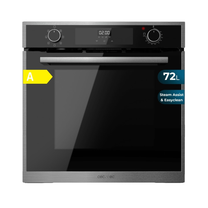 Cecotec Bolero Hexa M226000 Edge A Horno Integrable - Potencia 2800W - Capacidad 72L - Control Tactil - Puerta Triple de Cristal