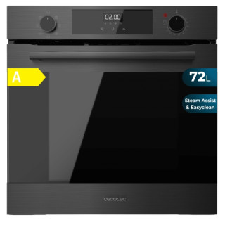 Cecotec Bolero Hexa M226000 Matt A Horno Integrable - Potencia 2800W - Capacidad 72L - Control Tactil - Puerta Triple de Cristal
