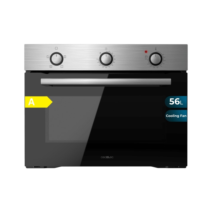 Cecotec Bolero Hexa C134500 Inox A Horno Convencional Integrable - Potencia 2800W - Capacidad 56L - Temperatura Regulable - Puer
