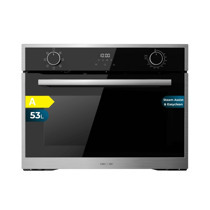 Cecotec Bolero Hexa M224500 Edge A Horno Multifuncion Integrable - Potencia 2600W - Capacidad 53L - Temperatura Regulable - Puer