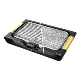 Cecotec Rock and Water 3000 Twin Plancha Electrica Reversible 2 en 1 - Potencia 2200W - Antiadherente - Apto para Lavavajillas -