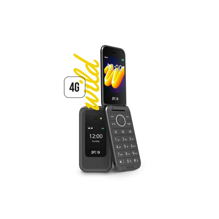 SPC Wild Telefono Movil 4G con Pantallas Principal 2.8" Exterior 1.77" y Tapa - Camara