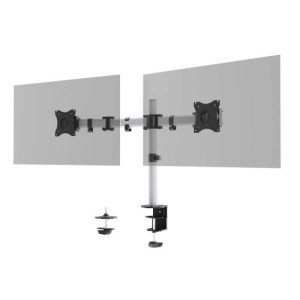 Soporte y brazos articulados select para 2 pantallas durable 509523