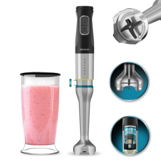 Cecotec Katana 15 Jarg Batidora de Mano - Potencia 1500W - Movimiento Oscilante - Velocidad Ajustable - Cuchillas Recubiertas de