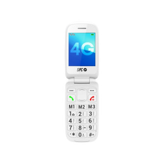 SPC Harmony 2 4G Telefono Movil para Mayores - Teclas Grandes - Radio FM- Boton de SOS - 3 Memorias Directas - Linterna - Base