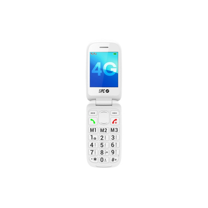 SPC Harmony 2 4G Telefono Movil para Mayores - Teclas Grandes - Radio FM- Boton de SOS - 3 Memorias Directas - Linterna - Base