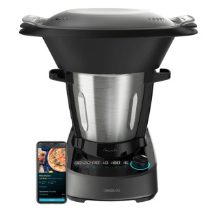 Cecotec Mambo 11090 Robot de Cocina - Bascula - Jarra de Acero Inoxidable 3.3L - Control por App - Velocidad Ajustable - Recetar