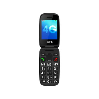 SPC Harmony 2 4G Telefono Movil para Mayores - Teclas Grandes - Radio FM- Boton de SOS - 3 Memorias Directas - Linterna - Base