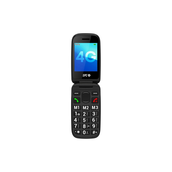 SPC Harmony 2 4G Telefono Movil para Mayores - Teclas Grandes - Radio FM- Boton de SOS - 3 Memorias Directas - Linterna - Base