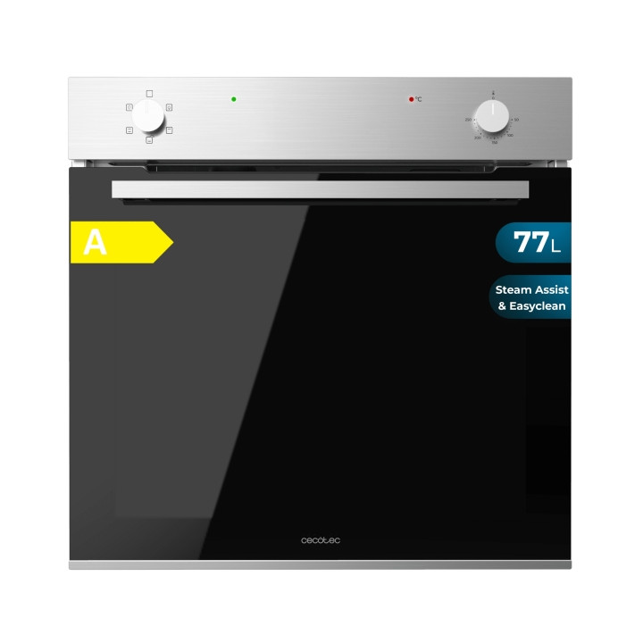 Cecotec Bolero Hexa C126001 Line A Horno Convencional Integrable - Potencia 2800W - Capacidad 77L - Puerta de Cristal Doble - 5