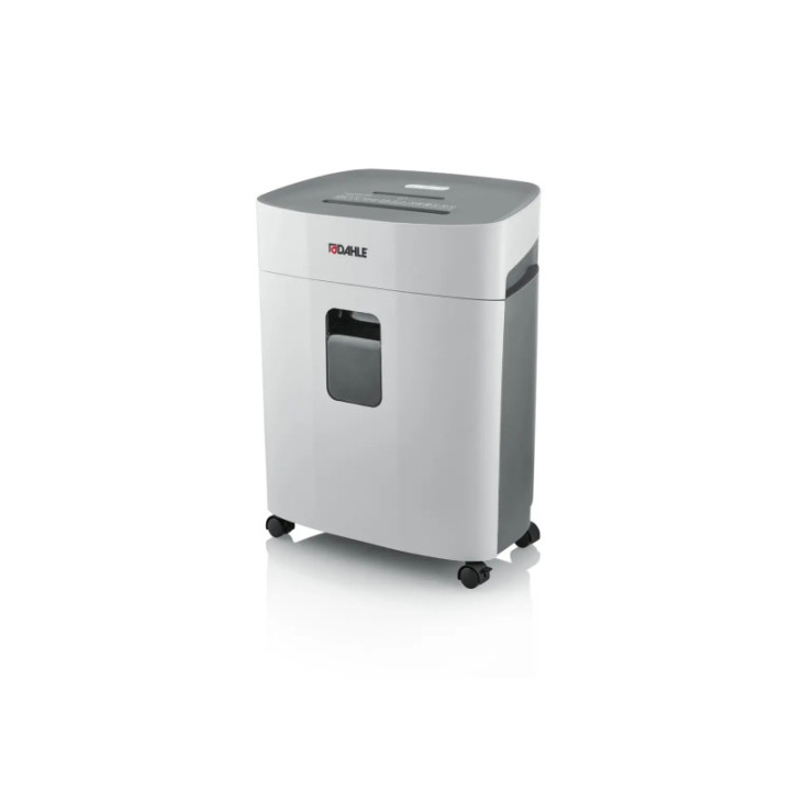 Dahle PaperSAFE 380 Destructora de Papel Manual Corte en Particulas P-4 - Destruye hasta 15 Hojas - Papelera de 25L - Con Rueda