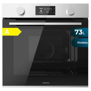 Cecotec Bolero Hexa P526000 Line A Horno Pirolitico Integrable - Potencia 2800W - Capacidad 73L - Puerta Cuadruple de Cristal -