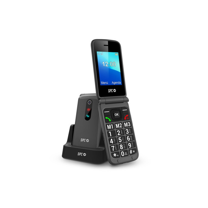 SPC Stella 3 Telefono Movil Para Mayores con Tapa - Boton SOS - Botones y Teclas Grandes - Ayuda Inteligente en Remoto - Acceso