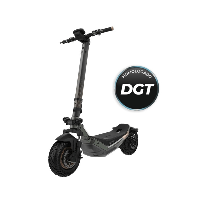 Cecotec Bongo serie doble Z85 Patinete Electrico con Intermitentes - 2200W - Autonomia 85km - Ruedas 10.5" - Doble Suspension -