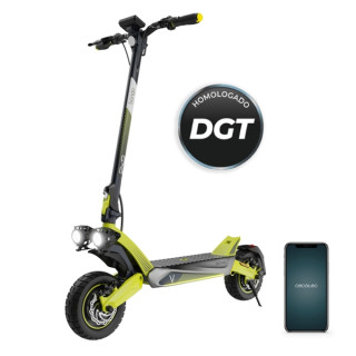 Cecotec Bongo V55 2x2 Connected Patinete Electrico - 1600W - Autonomia hasta 55km - Ruedas 10" - Doble Suspension - Frenado E-Ab