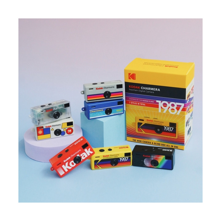 Kodak Charmera Camara Digital Instantanea Retro - 1.6M Megapixels - Tamaño Diminuto/Llavero - Bateria Recargable - Peso 30g - Mo