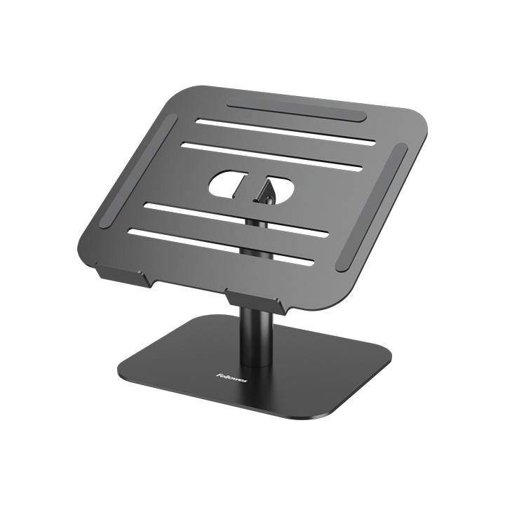 Fellowes Alumia Elevador para Portatil de Sobremesa hasta 15" - Ajustes de Altura entre15 y 30cm - Plataforma con Inclinacion Aj