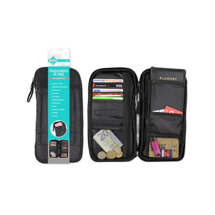 Lagart Portadocumentos de Viaje - Compartimentos para Tarjetas