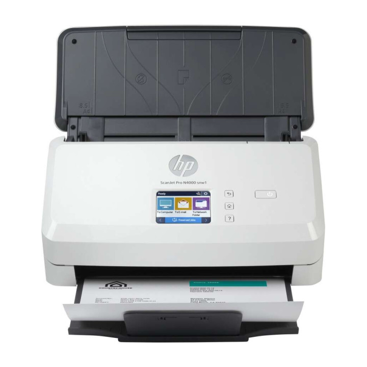 HP ScanJet Pro 4000 snw1 Escaner Documental WiFi - Hasta 40ppm - Alimentador Automatico - Doble Cara