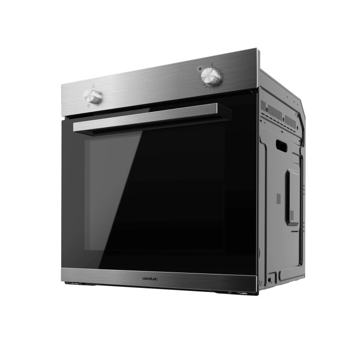 Cecotec Bolero Hexa C126000B Horno Integrable de 77L - 2800W - Acero Inoxidable - Puerta con Tres Cristales - 5 Niveles de Cocci