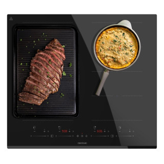 Cecotec Bolero Squad I 4800 TotalFlex Cocina de Induccion Encastrable - 7400W - 2 Zonas - Temporizador - Control Tactil - 9 Nive