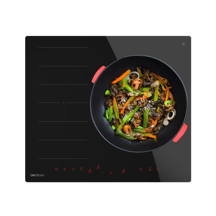 Cecotec Bolero Squad I 3600 FullFlex Cocina de Induccion Encastrable - 7400W - Temporizador - Control Tactil Invisible - 9 Nivel