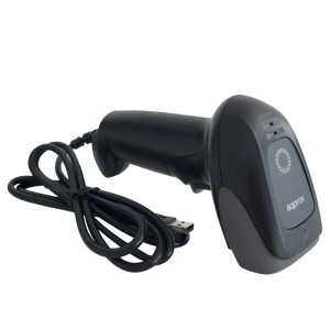 Approx Lector de Codigos de Barras 1D/2D USB - Indicador LED y Beeper - Velocidad de Escaneo 30fps - Disparo Automatico