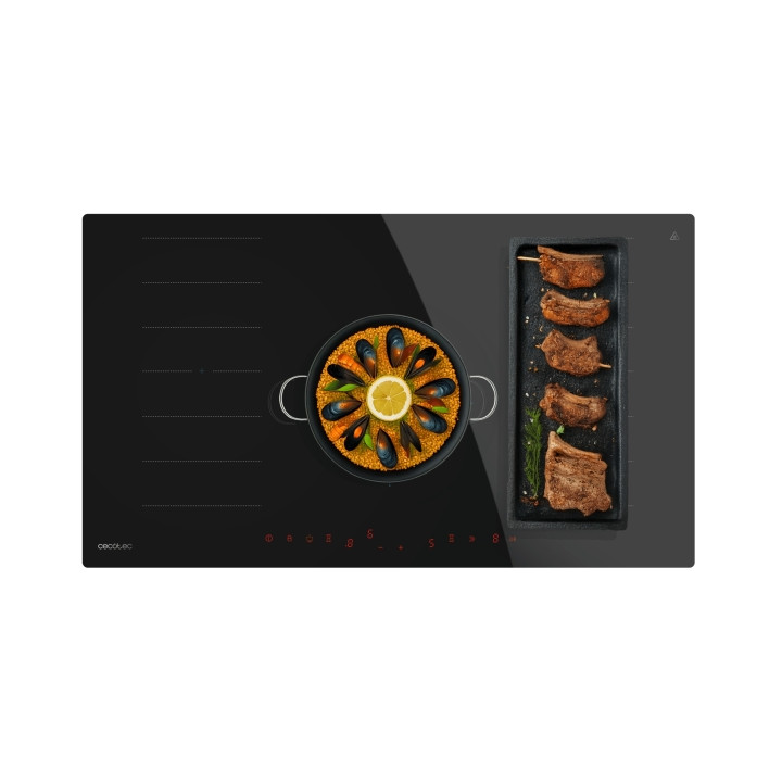 Cecotec Bolero Squad I 5600 FullFlex90 Cocina de Induccion Encastrable - 10200W - 3 Zonas - Control Tactil Invisible - Temporiza