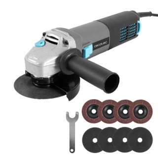 Cecotec RadialPower 1000 Filtra Radial de 125mm - 1000W - 6 Niveles de Variables - Velocidad 16.000rpm - Mango de Doble Posicion