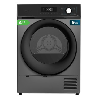 Cecotec Bolero Dresscode Dry 9300 Steel Secadora con Bomba de Calor de 9kg - 15 Programas - Inicio Programable - Bloqueo de Segu