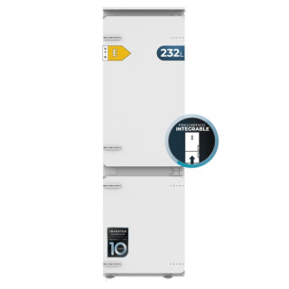 Cecotec Bolero CoolMarket Combi BI-S MC 232 E Frigorifico Combi - Capacidad 232L - Incluye Accesorios - Modo Vacaciones - Total
