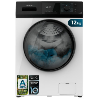 Cecotec Bolero Dresscode 12410 Inverter Lavadora de Carga Frontal - Capacidad 12kg - Velocidad 1400rpm - Temperatura Regulable -