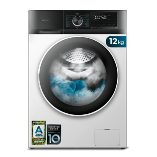 Cecotec Bolero DressCode 12500 Inverter Lavadora de Carga Frontal - Capacidad 12kg - Velocidad 1400rpm - Motor Inverter - Inicio