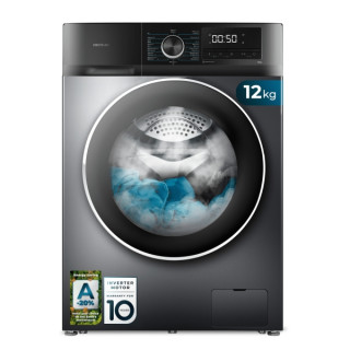 Cecotec Bolero DressCode 12500 Inverter Steel Lavadora de Carga Frontal - Capacidad 12kg - Velocidad 1400rpm - Motor Inverter -