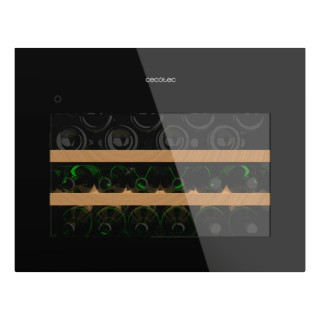 Cecotec Bolero GrandSommelier BI 28000 Touch Black Compressor Vinoteca para 28 Botellas - Luz LED - Temperatura Regulable - Comp