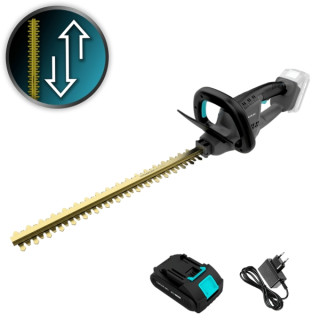 Cecotec TitaniumSword 4500 Freemove Cortasetos Inalambrico - Espada de 45cm - Bateria 21V 2.000mAh - Motor sin Escobillas - Cubi