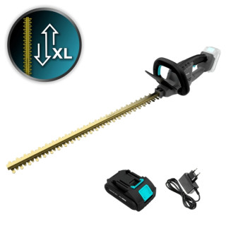 Cecotec TitaniumSword 6100 XL Freemove Cortasetos Inalambrico - Espada XL de 61cm - 21V 2.000mAh - Motor sin Escobillas - Cubier