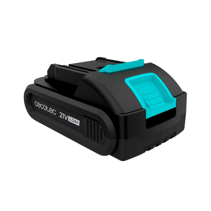 Cecotec NEX21 Bateria para Herramientas de 21V - Capacidad 2000mAh - Puerto de Carga Incluido - Color Negro
