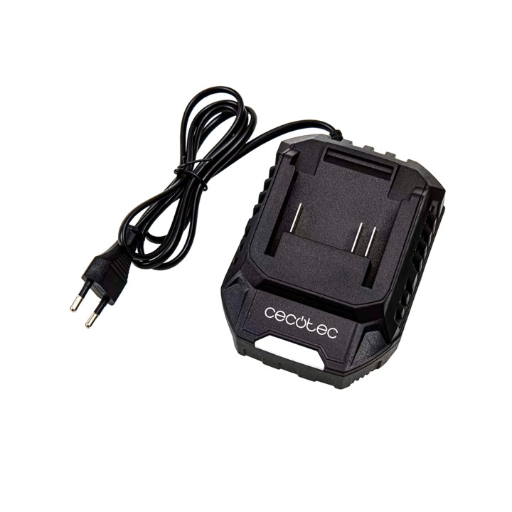 Cecotec NEX21 Cargador Rapido para Baterias de 21V - Indicador Luminoso - Color Negro
