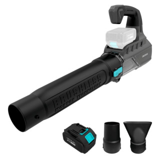 Cecotec AirForce 4000 Bazooka Turbo Soplador de Hojas Inalambrico - Bateria 21V 4Ah - Modo Turbo - Motor sin Escobillas - Veloci