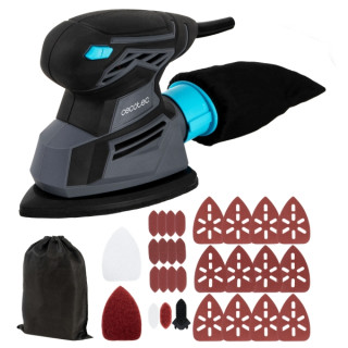 Cecotec PerfectSurface 125 Delta EasyGo Lijadora Electrica - 130W - Velocidad 13.500rpm - Cable 2m - Incluye Accesorios - Color