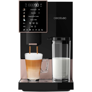 Cecotec Cremmaet Compactccino Black Rose Cafetera Expresso - Presion 19Bar - Deposito de 1.1L - Control Pid - Molinillo Integrad