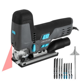 Cecotec Sierra de Calar MultiCut 8500 Vision Sierra de Calar - 800W - Accesorios Incluidos - Cable 2m - Luz LED - Guia Laser - M