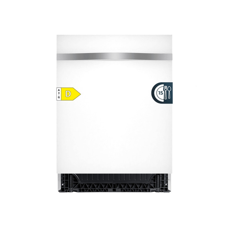 Cecotec Bolero Aguazero 6320 Full-BI Matt White Glass Lavavajillas Integrable de 60cm - 15 Servicios - Modo Turbo - 8 Programas