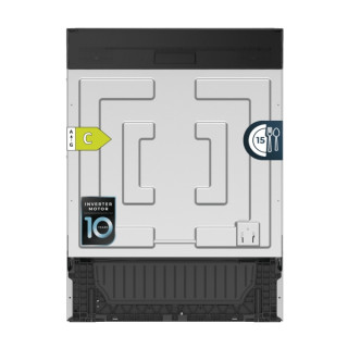 Cecotec Bolero Aguazero 6620 Full-BI Lavavajillas Integrable de 60cm - 15 Servicios - Modo Turbo - 8 Programas - Motor Inverter