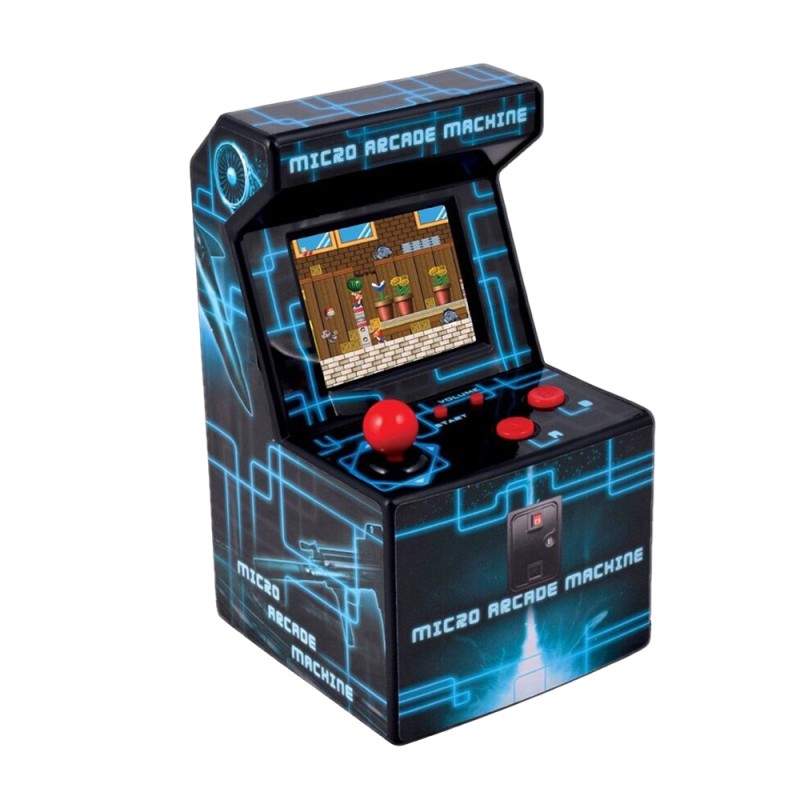 FR-TEC Mini Maquina Arcade Ital - Pantalla 2.5" TFT - 250 Juegos Retro - Alimentacion con 3 Pilas AA - Volumen Ajustable - Med FR-TEC Mini Maquina Arcade Ital - Pantalla 2.5" TFT - 250 Juegos Retro - Alimentacion con 3 Pilas AA - Volumen Ajustable - Med