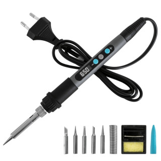 Cecotec PrecissionSoldier 650 Vision Soldador de Precision - 100W - Pantalla Digital - Incluye Accesorios - Temperatura Regulabl