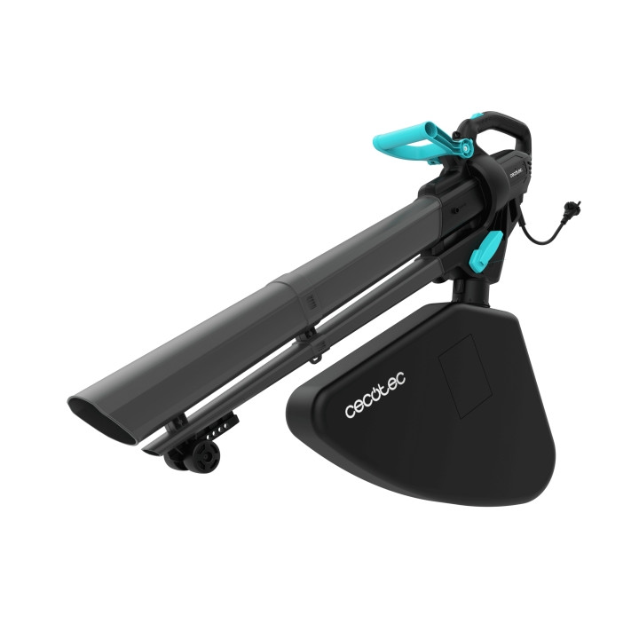 Cecotec AirForce 3300 Crush and Go Soplador Aspirador de Hojas - 3300W - Varias Velocidades - Triturador Incorporado - Bolsa de