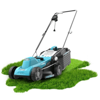 Cecotec Terrenator 330 Flex Cortacesped Electrico - 1200W - Capacidad 30L - Velocidad 3450rpm - Deposito de 30L - Ancho de Corte